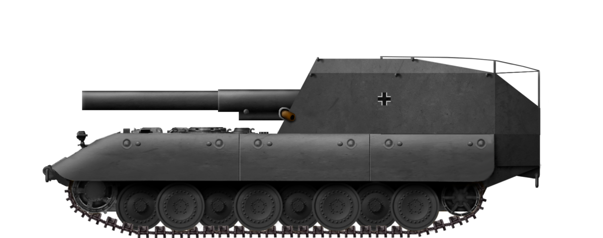 1/35 Metal Barrel Shell for Trumpeter 00384 German E-100 Super Heavy Tank Model