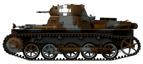 B - Germany 1939-1/72 No65 PzKpfw I Ausf Sd.Kfz.101 