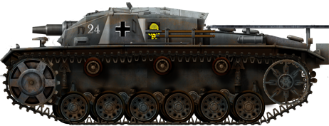 Ausf.C from the 192 Sturmgeschutz-Abteilung. Illustration made by David B.
