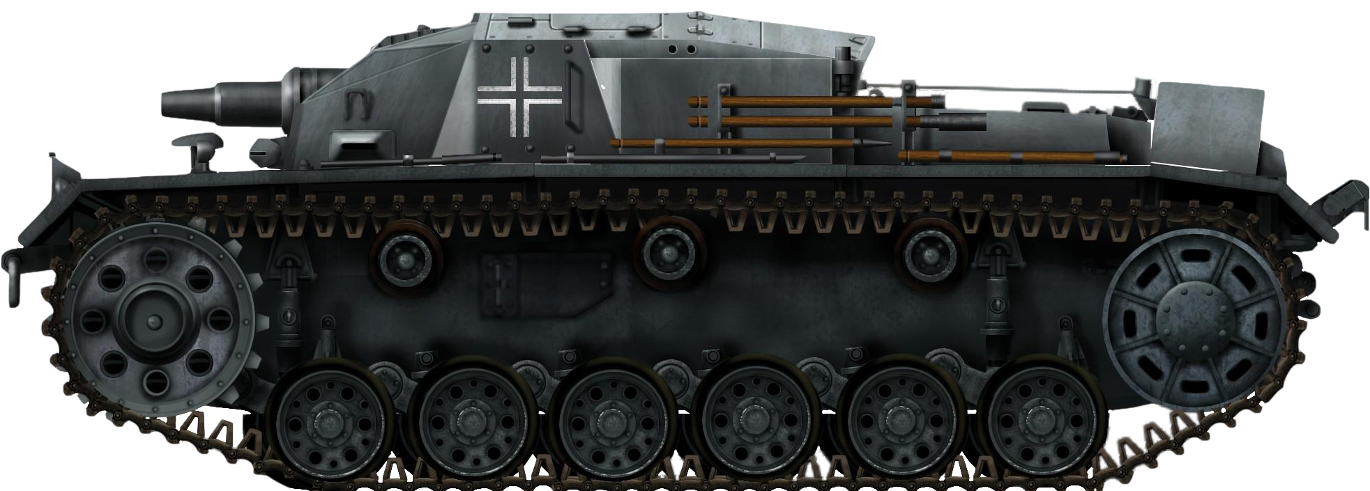Штуг 3. Танк Штуг 3. STUG 3 Ausf b. Штуг 3 б сбоку.