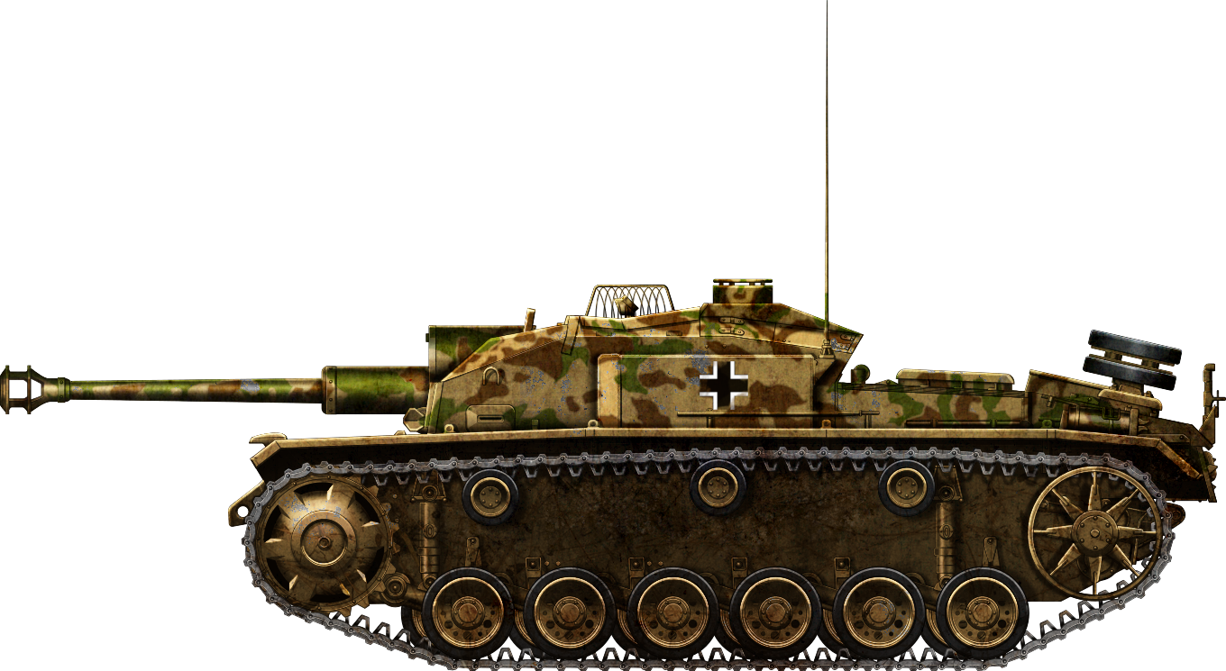 Gepanzerte Selbstfahrlafette für 7.5 cm  Sturmgeschütz 40 Ausführung F/8 (Sturmgeschütz III Ausf.F/8)