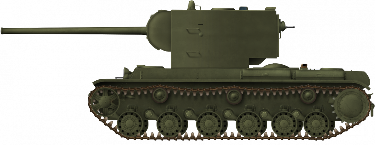 KV-2 with 107 mm ZiS-6, ilustration by Pavel Alexe.