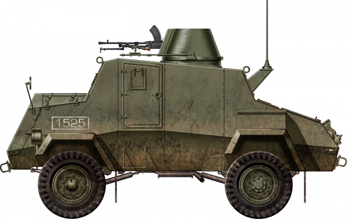 GM Otter Mk.I as seen during a parade of the Esercito Italiano. Illustrations by the illustrious Godzilla funded by our Patreon Campaign.