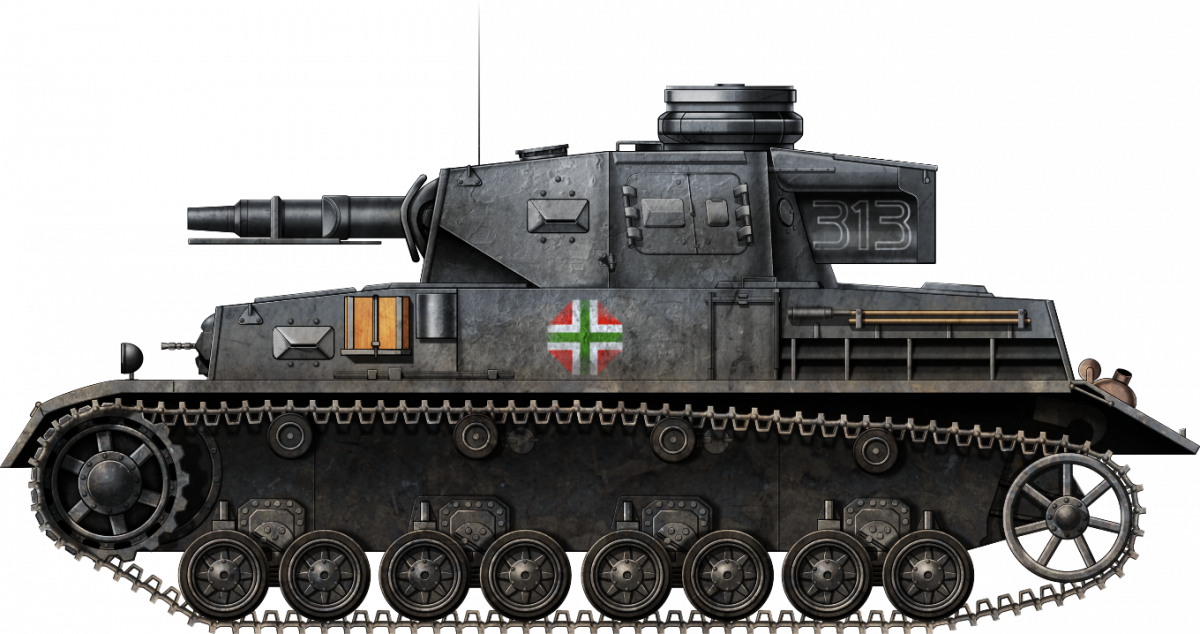 Panzer IV F in Hungarian Service. Illustrations by Godzilla funded by our Patreon Campaign.