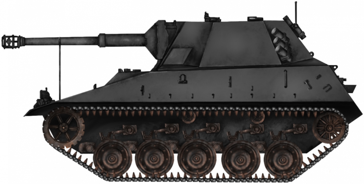 SP. 1C., German turret. Illustration by Rolan Reboso