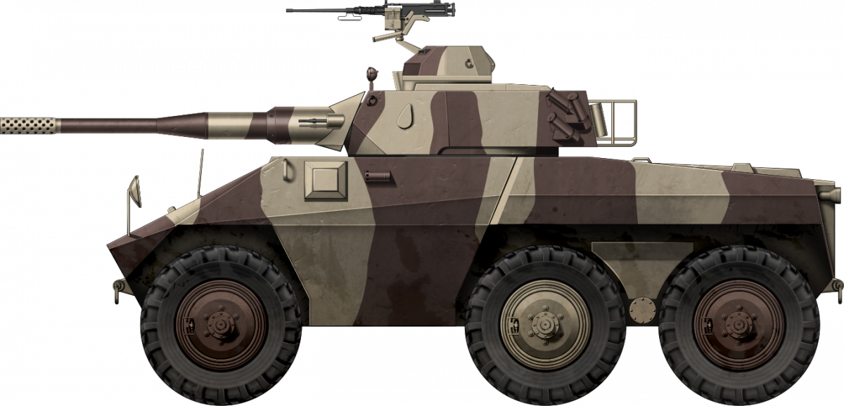EE-9 M4 APFSDS Testbed. Illustrations by Godzilla funded by our Patreon Campaign.