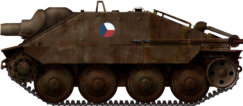 Útočna Houfnice 15 cm StuH 43 na podvozku ST-I. Illustration by Pavel ‘Carpaticus’ Alexe, funded by our Patreon Campaign.
