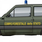 Panda 4x4 IIa Serie used by the Corpo Forestale dello Stato. Illustration done by Oussama Mohamed 'Godzilla', funded by our Patreon campaign.