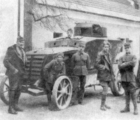 Romfell armored car, 1915