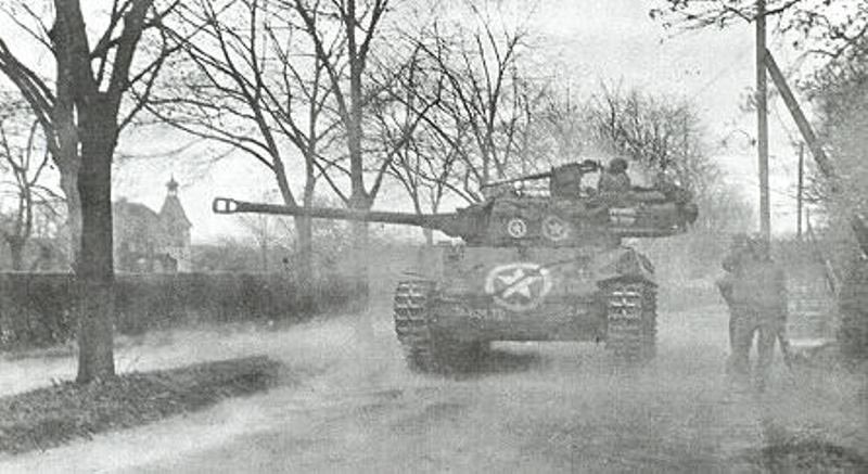 Hellcat at Wiesloch, Germany, 04/01/1945.