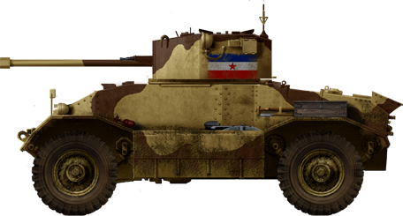 AEC Mark II used by the Yugoslav Army in 1945.