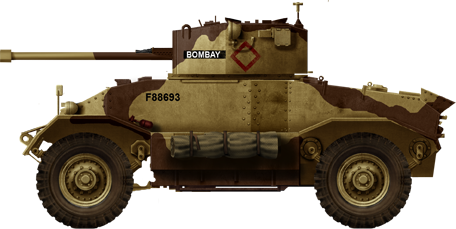 AEC Mark II, 10th Indian Infantry Division, Italy, 1943. 