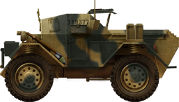 Dingo Mk.II, unknown reconnaissance unit, Western Europe, 1944.