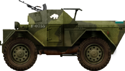 Dingo Mk.IA, British Expeditionary Force, 3rd RTR, 1st Armoured Division, Holland, summer 1940.