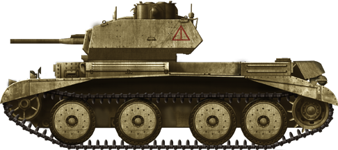 Cruiser Mk.IVA, 7th Armoured Division, Egypt, 1941.