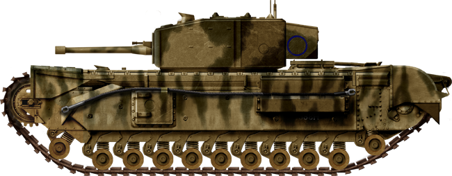 Reworked Mk.III, 152nd Regiment, Royal Armoured Corps, Tunisia 1943.