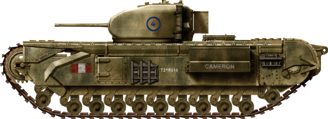 Reworked Churchill Mk.I, North Africa, fall 1942.