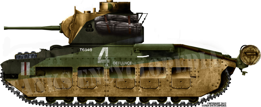 Matilda 3. A12 "Matilda II", пехотный танк.