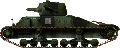 Infantry Tank Mk.I. This is one the vehicles sent with Lord Gort's British Expeditionary Force from December 1939 to April 1940.