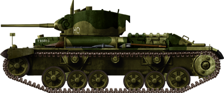 Valentine Mk.I, in the standard homeland camouflage, in February 1941