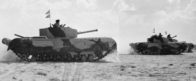 Churchill III of the King's Force, 1st Armored Division