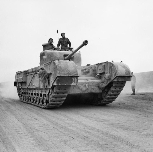 Churchill Mk.IV, with the cast turret