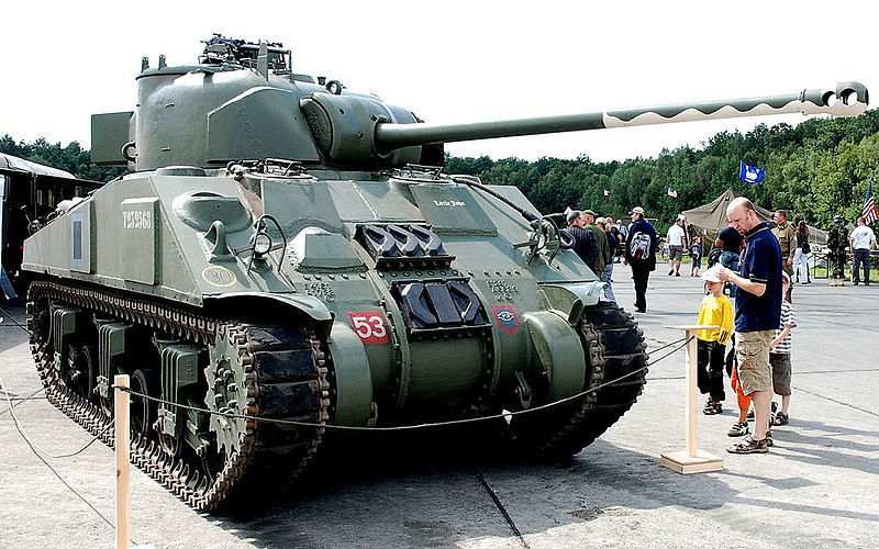 Preserved Sherman Firefly, as seen in 2008