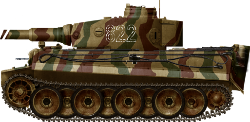 Tiger from the 2nd SS Panzergrenadier Division