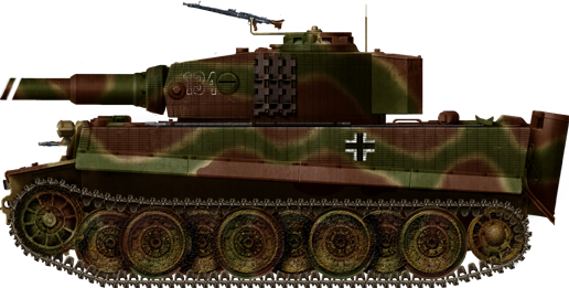Tiger Ausf.E, Pz.Abt.512, Normandy, 1944