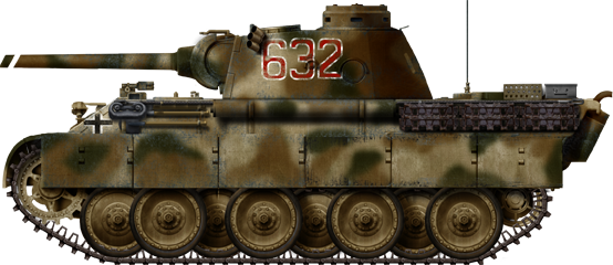 Panther Ausf.D-2, Russia, 1943