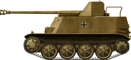 Early version Marder II, North Africa, 1942