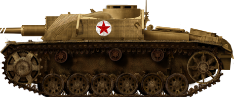StuG III in Soviet colors