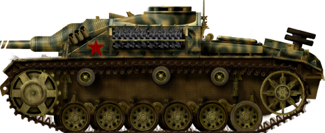 Another StuG III pressed into service by the Red Army