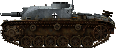StuG III Ausf.G in Dunkelgrau livery, Russia