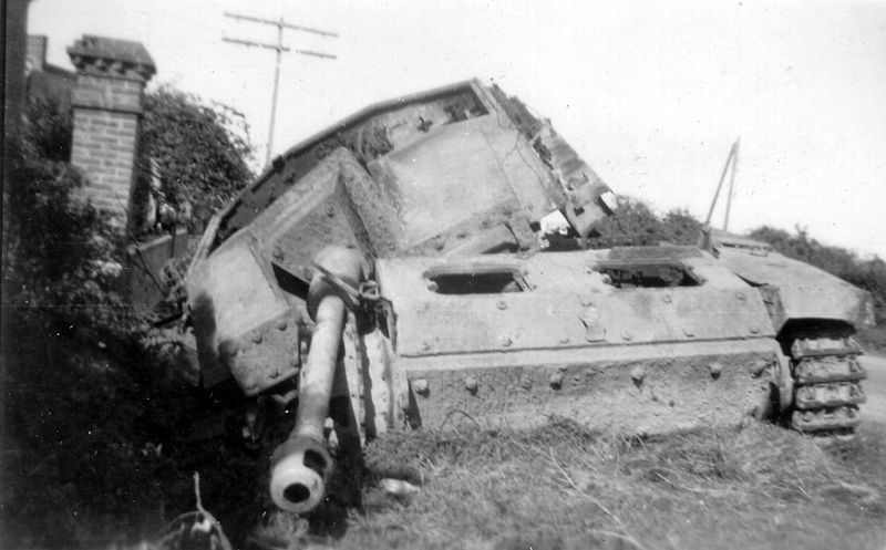 StuG IIIG destroyed in Normandy, summer 1944
