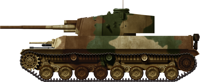 Precise 1:72 Imperial Japanese Army Type 5 medium tank Chi-Ri  88mm Gun *Rare* 