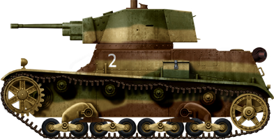 7TP of the 1st Light Tank Battalion