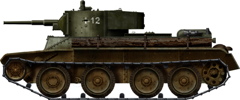 BT-5, late production version equipped with the T-26 turret, Southern Front, spring 1942
