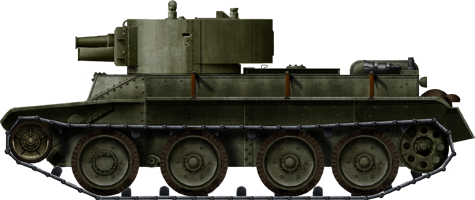 BT-5A, howitzer support version, summer 1941