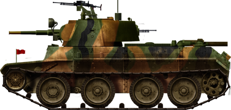 Camouflaged BT-7 in 1938-1939.