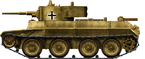 German Panzerkampfwagen BT 735(r), summer 1943