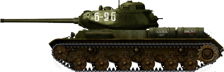 IS-1, definitive production version in early 1944. Unknown unit.