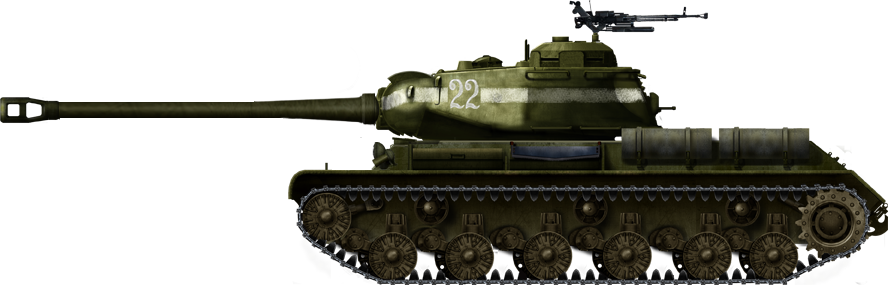 IS-2 model 1943, 88th Independent Guards Heavy Tank Regiment, Berlin, April 1945.