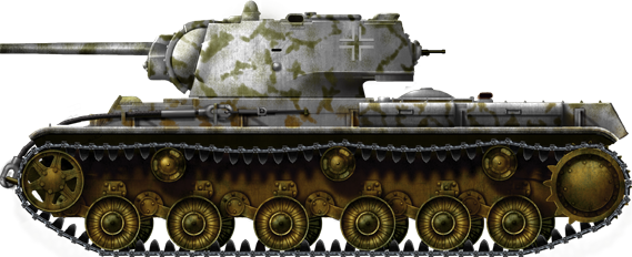 KV-1C (Model 1942) or PzKpfw KV-IC 753(r), 3rd SS Panzer-Grenadier Division 