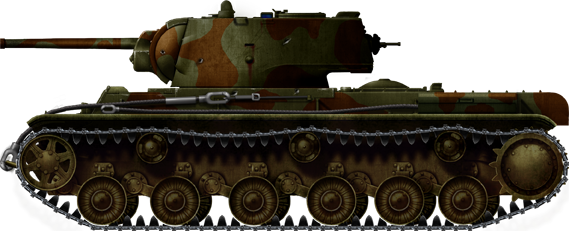 KV-1 model 1942 (late production), unknown unit, Southern front, spring 1942.
