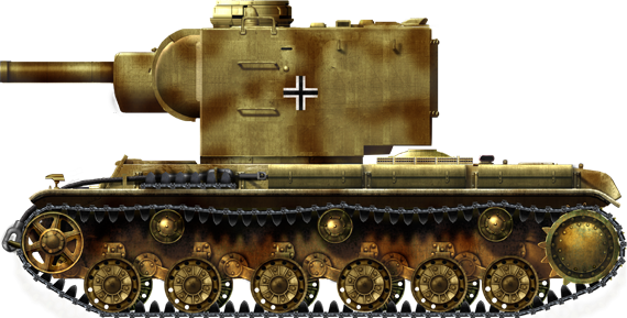PzKpfw KW II 754(r), Panzerkompanie (z.b.v.) 66, Malta invasion force, 1941. Notice the Panzer III commander cupola and headlight