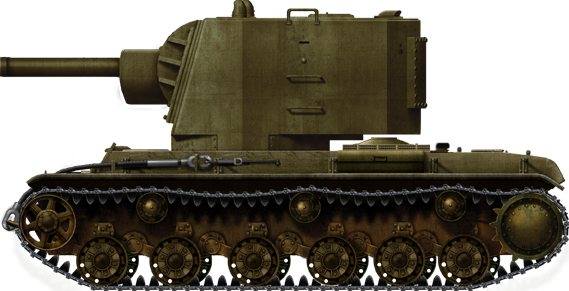 KV-2, model 1939, 3rd Regiment of the 2nd Tank Division, Central front, summer 1941. The KV-2 was globally an impressive but unsatisfactory model