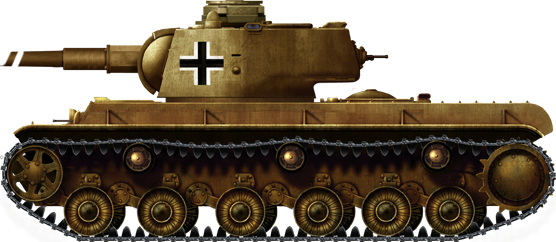 PanzerKampfwagen KV-1B 756(r), 204th Panzer Regiment, 22nd PanzerDivision, Kursk, summer 1943.
