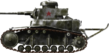 Fictional livery of a surviving T-18M from the summer campaign, Ukraine, winter 1941/42.