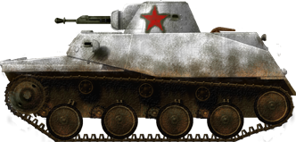 T-40 near Moscow, 1941.